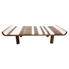 Roger Capron French Ceramic Coffee Table Model Pagode or Fuji