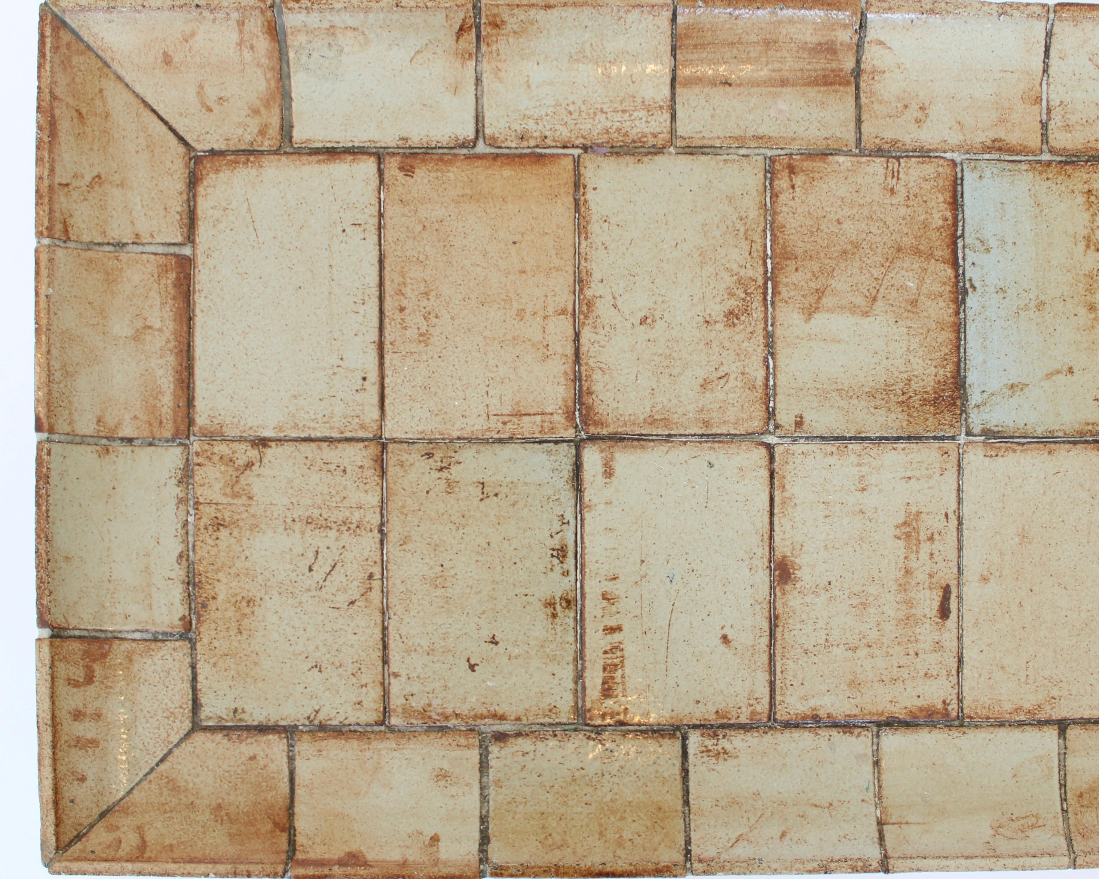 Roger Capron French Ceramic Tile Coffee Table Model Cuvette Vallauris 5