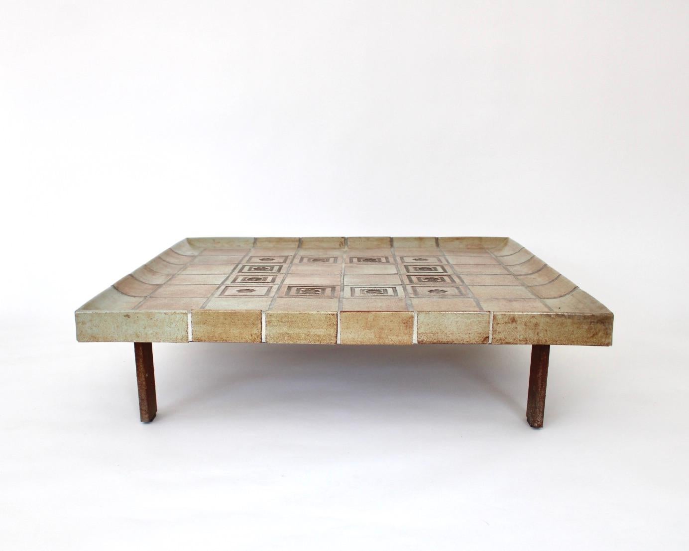 tiled coffee table