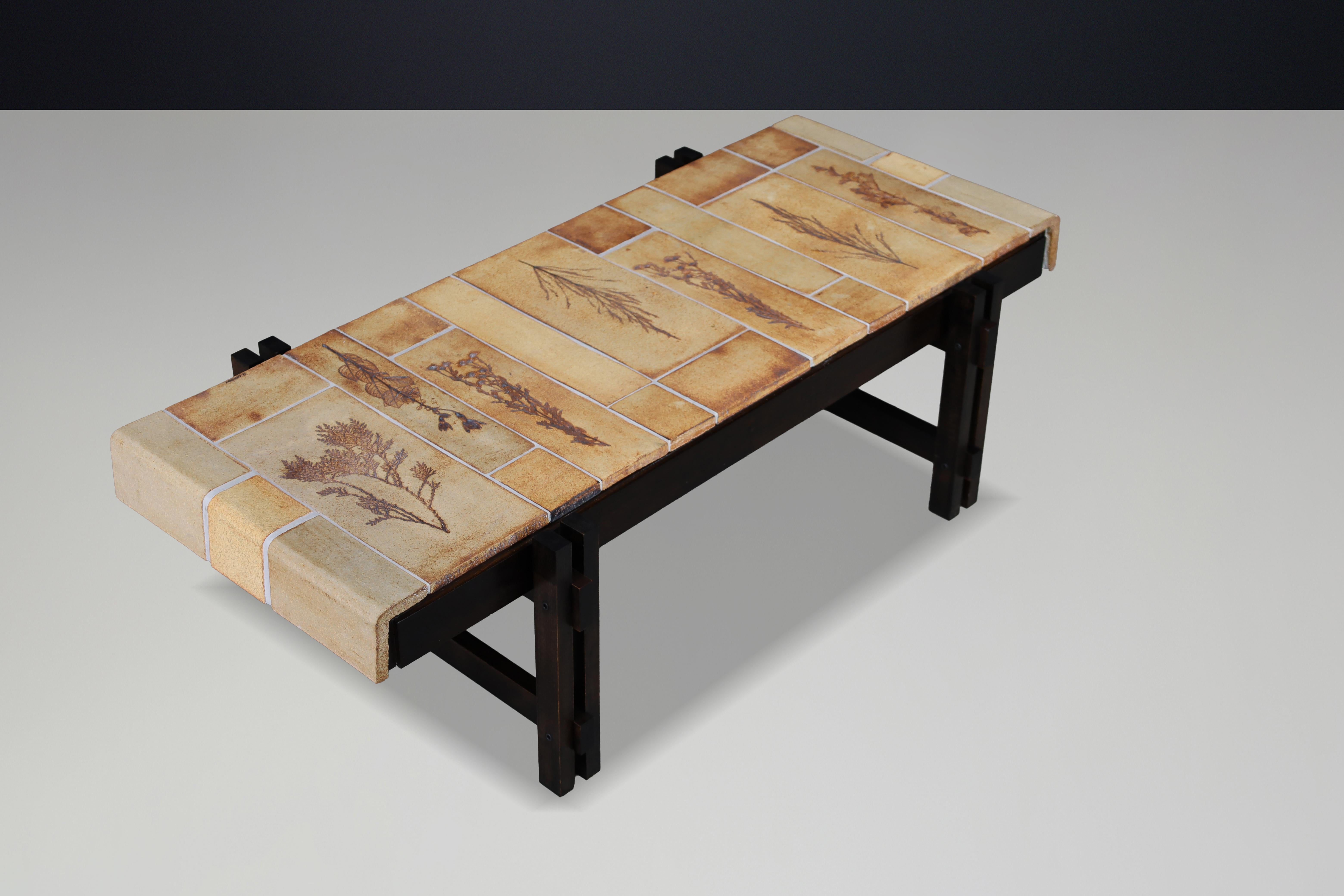 Roger Capron “Garrigue” Ceramic Tile Coffee Table, France, 1960s

This refined coffee table was designed by Roger Capron in France during the 1960s and belongs to his iconic Garrigue series, one of the most celebrated bodies of work in postwar