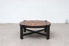 Roger Capron 'Garrigue' Tile Relief Coffee Table