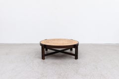 Roger Capron table basse « Garrigue » en carreaux en relief
