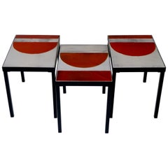 Roger Capron, Grouping of 3 Tables, France, circa 1965