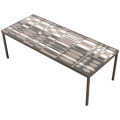 Roger Capron, Large Coffee Table with Ceramic Tiles, circa 1950