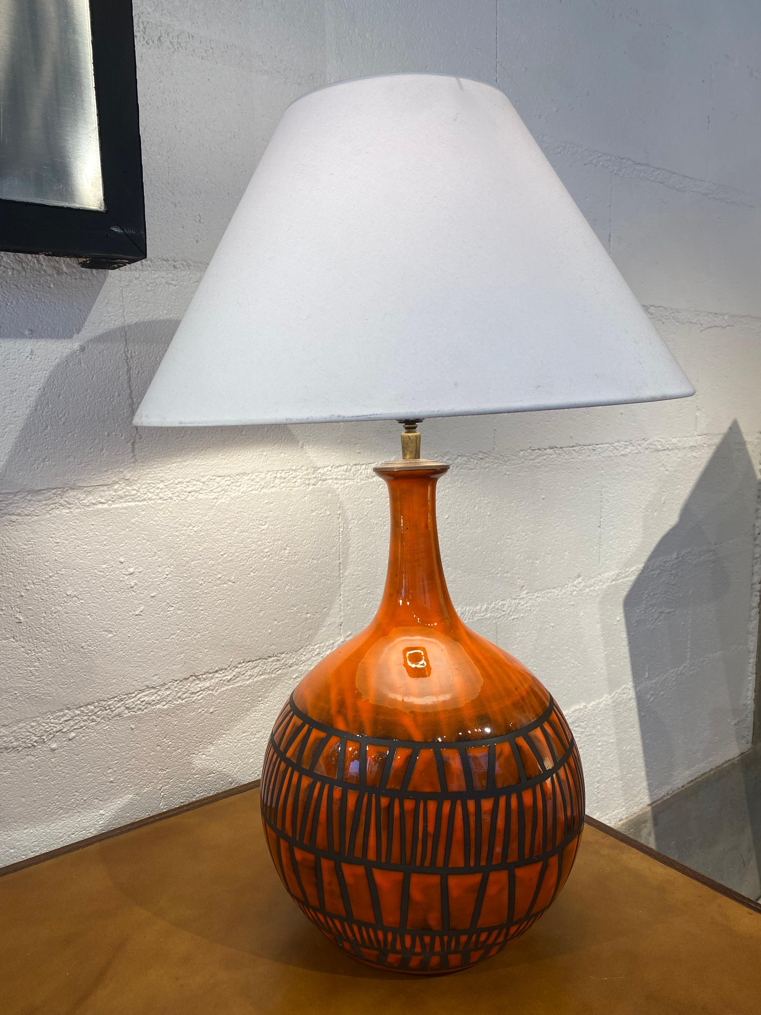 Mid-Century Modern Roger Capron light For Sale