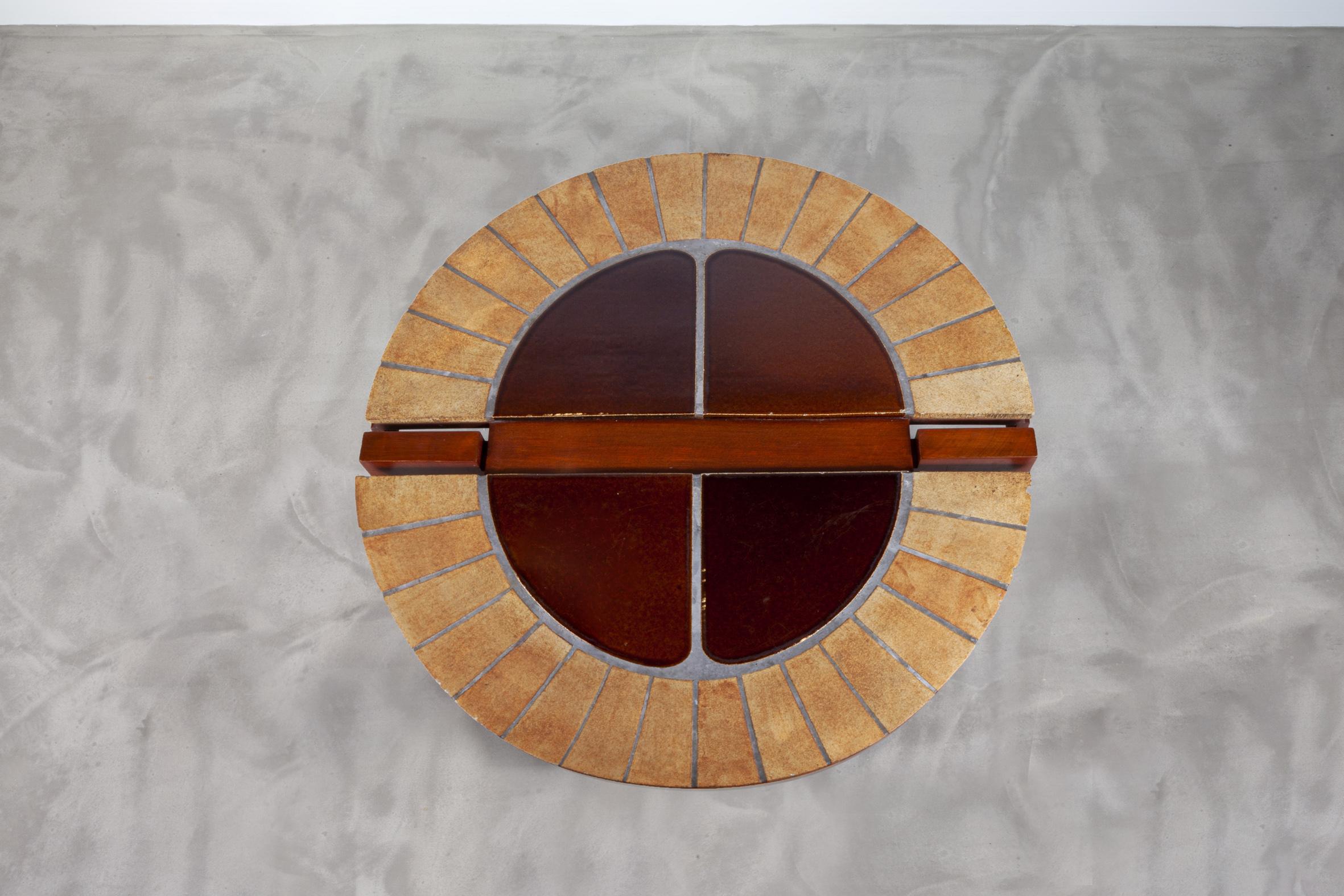 Mid-Century Modern Roger Capron, Low Table For Sale