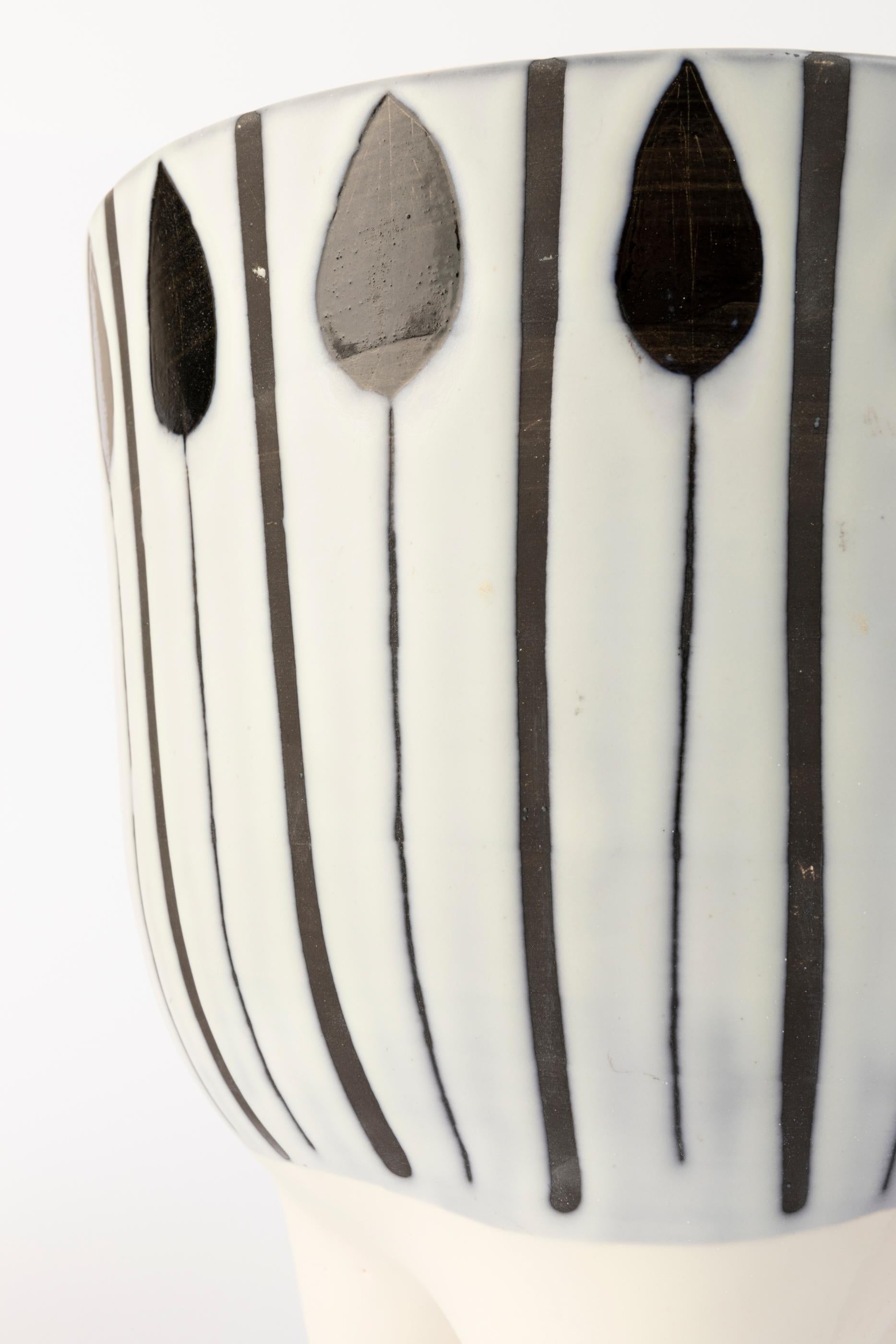 Glazed Roger Capron Molaire Vase, 1950s, France