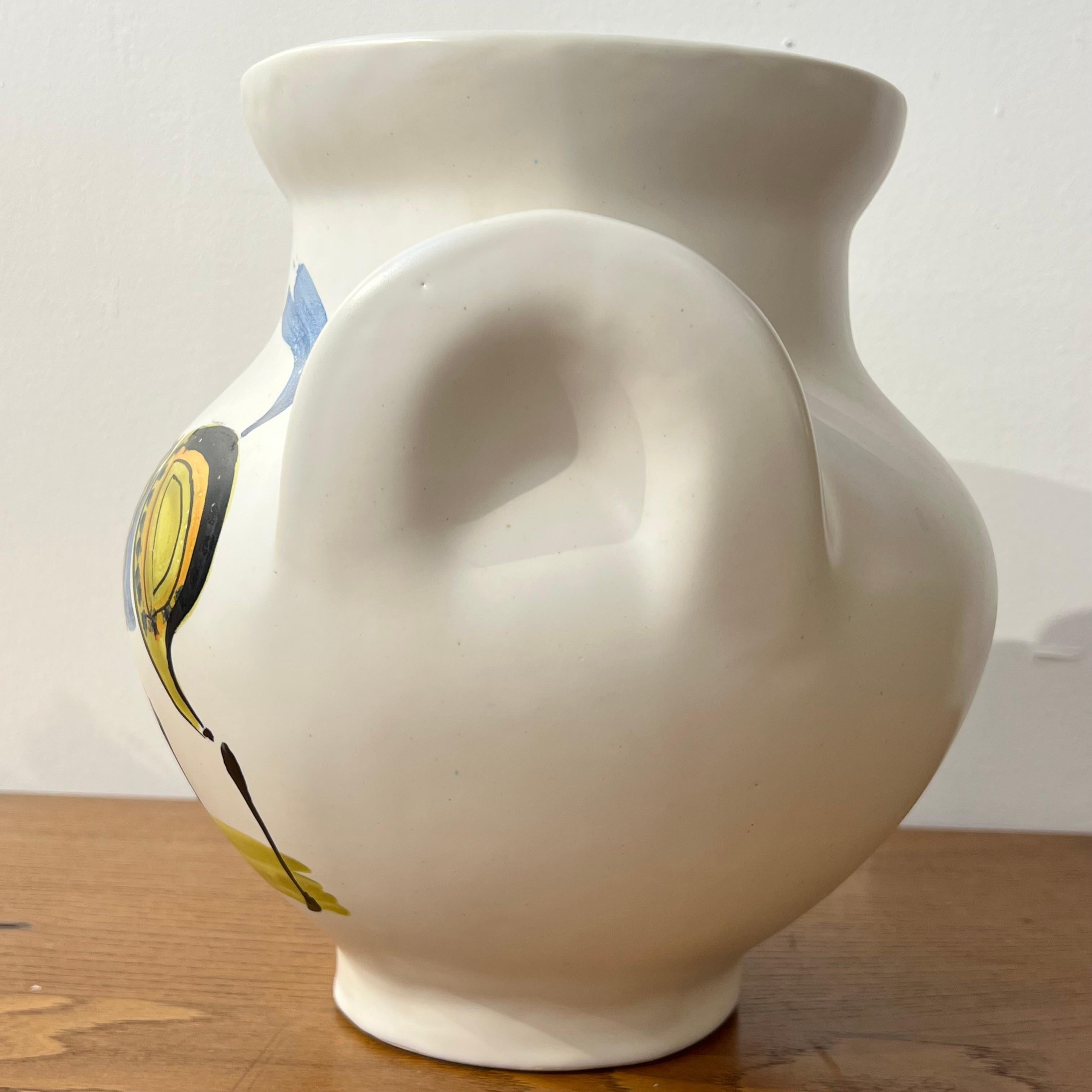 Roger Capron oreilles-Vase (Französisch) im Angebot