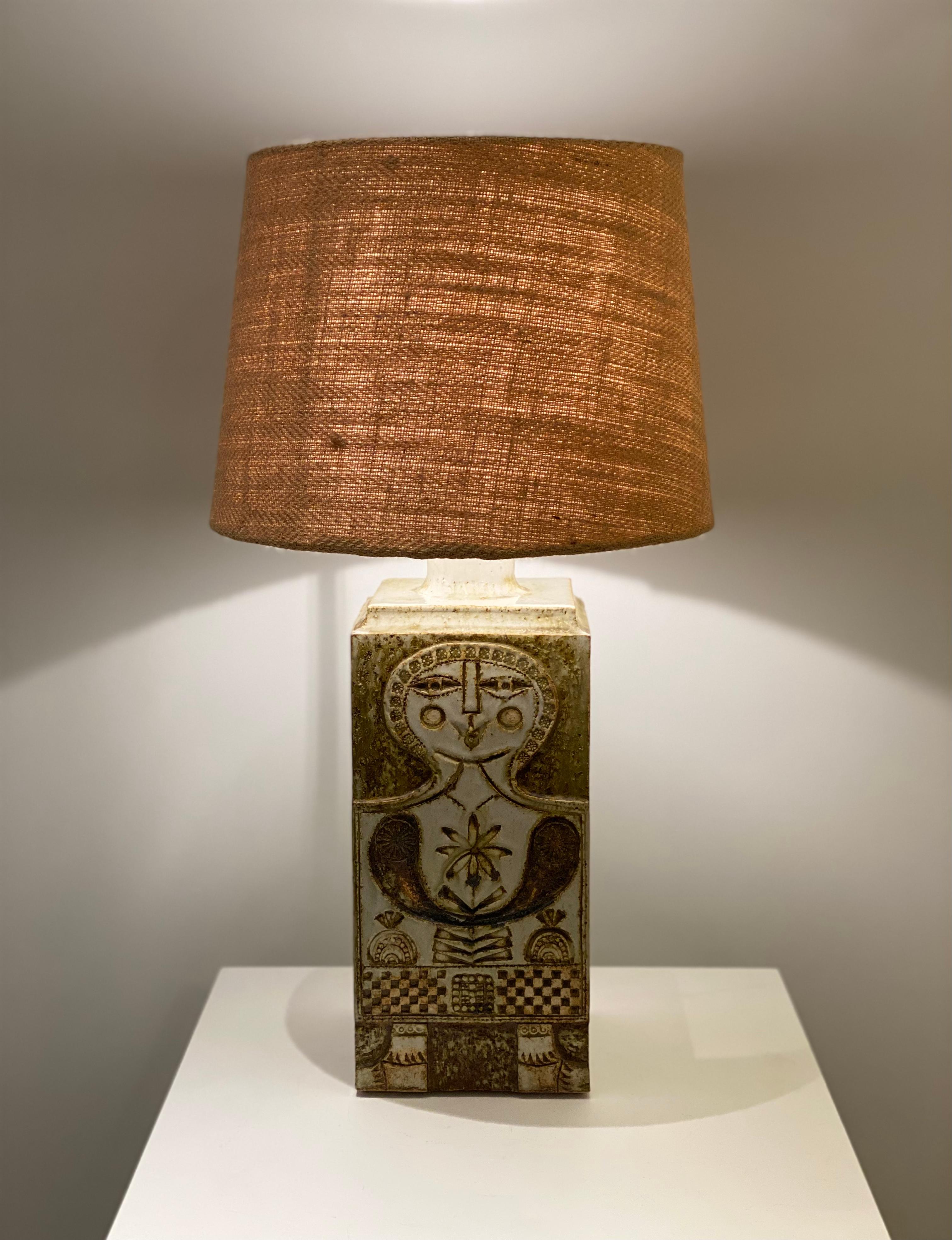 Roger Capron Paire de lampes en céramique Vallauris France, années 1960 en vente 1