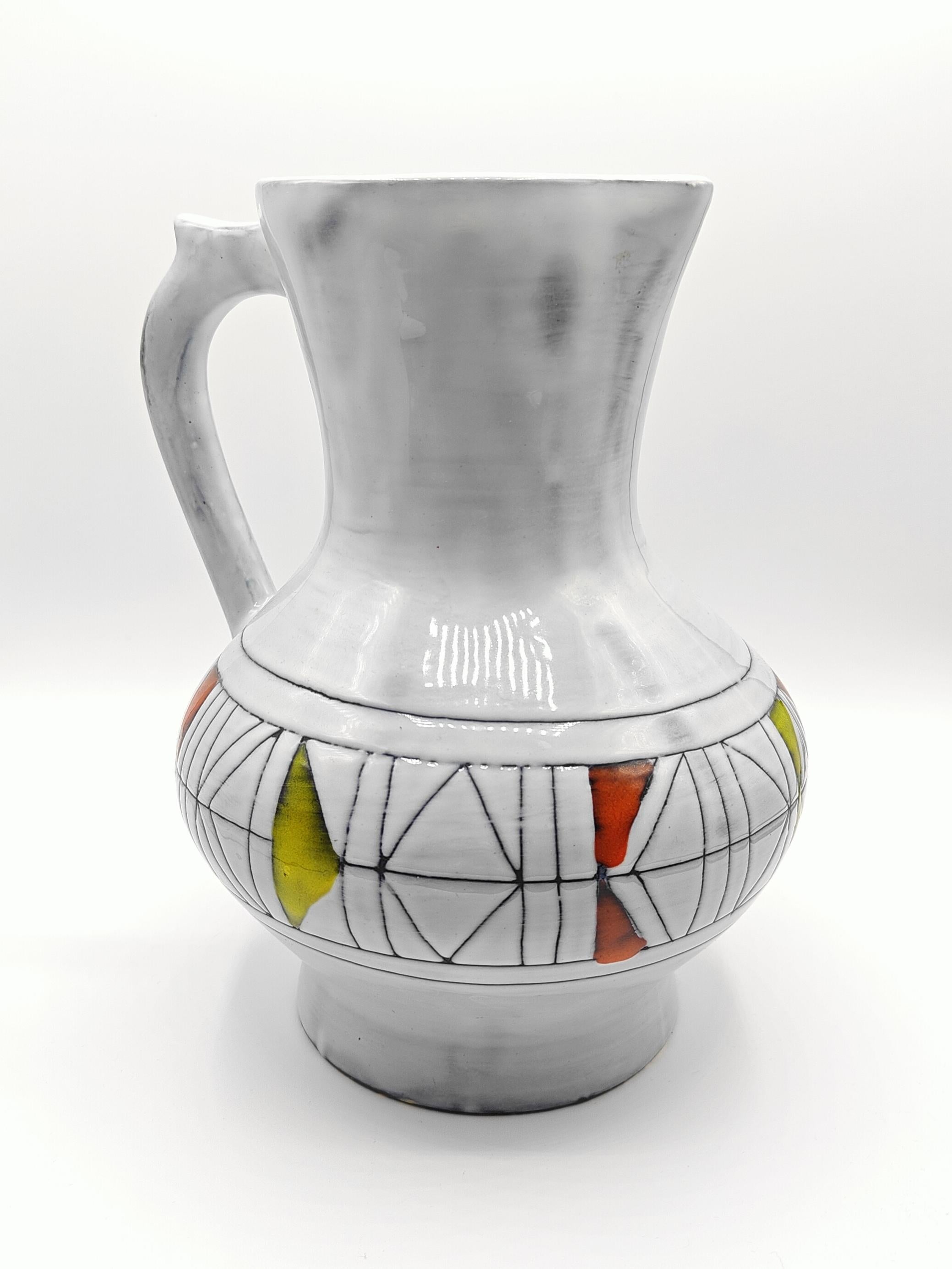 Mid-20th Century Roger Capron Pitcher