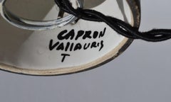 Roger Capron 'Pyjama' Pendant Light, Glazed Ceramic, 1960s