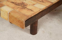 Table basse rectangulaire Roger Capron