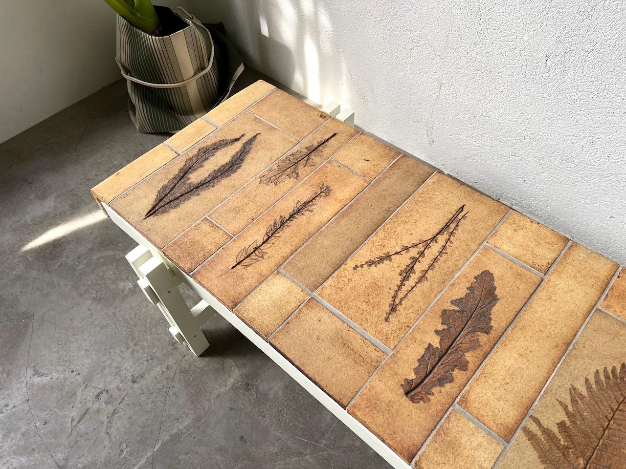 Mid-20th Century Roger Capron rectangular coffee table, France 1960 For Sale