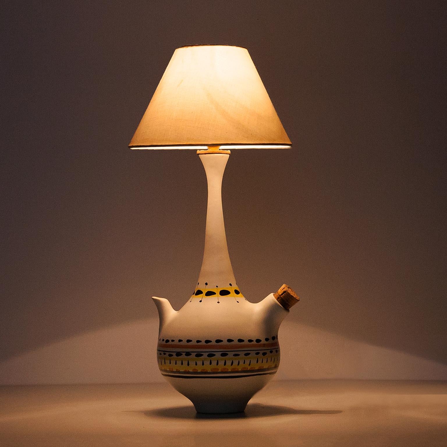 Roger Capron, lampe de table sculpturale Carafe, France 1955 en vente 2