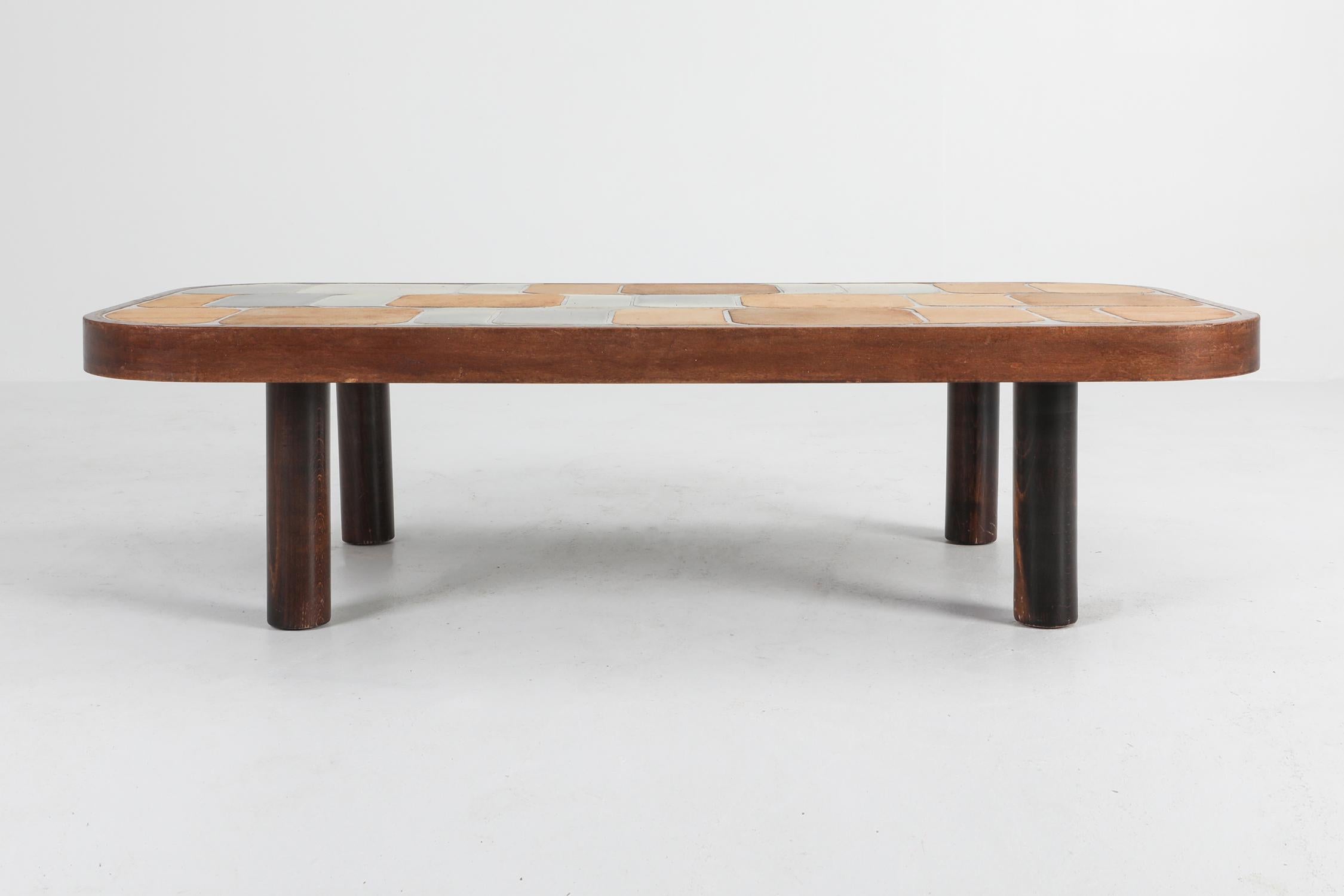 Mid-Century Modern Roger Capron 'Shogun' Ceramic Coffee Table