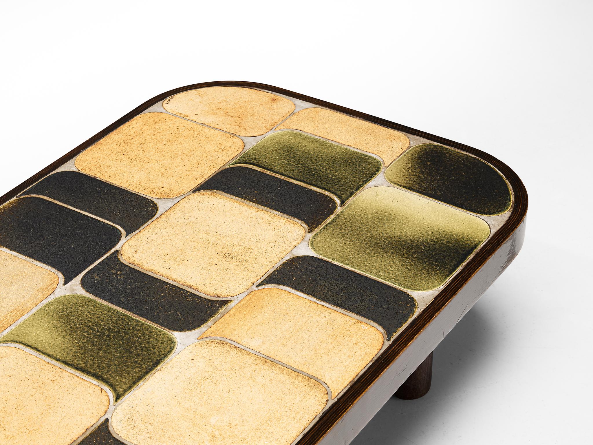 Mid-Century Modern Roger Capron ‘Shogun’ Coffee Table in Ceramic