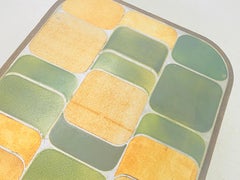 Roger Capron ‘Shogun’ Coffee Table in Ceramic France 1970 Brown and Green Color