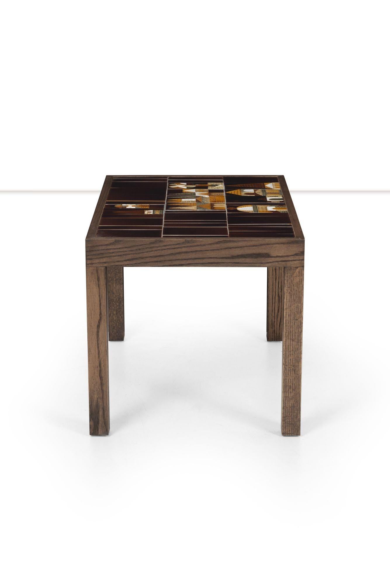 Table d'appoint Roger Capron Bon état - En vente à Chicago, IL