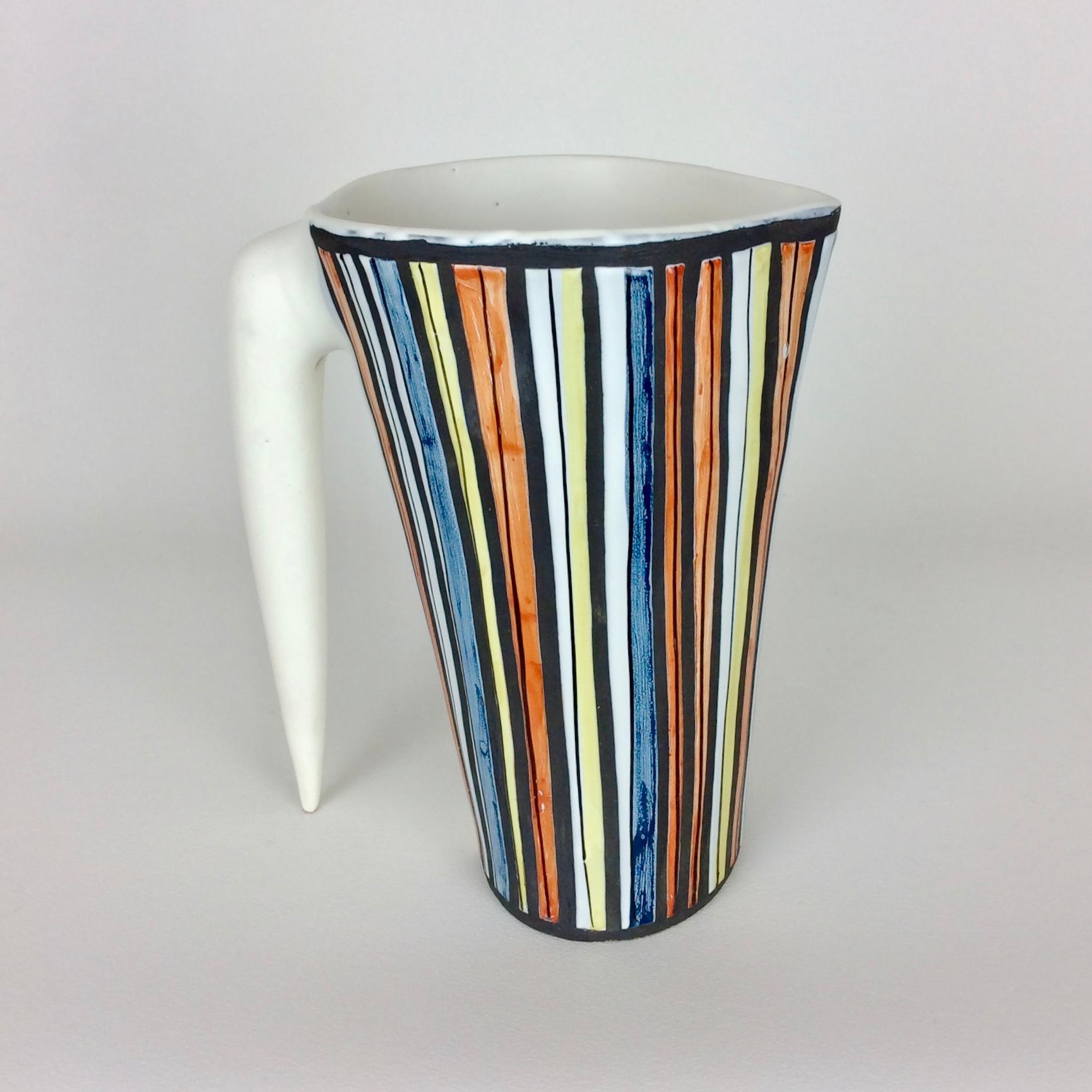 Mid-Century Modern Roger Capron Signed Ceramic, circa 1953, Vallauris, France.