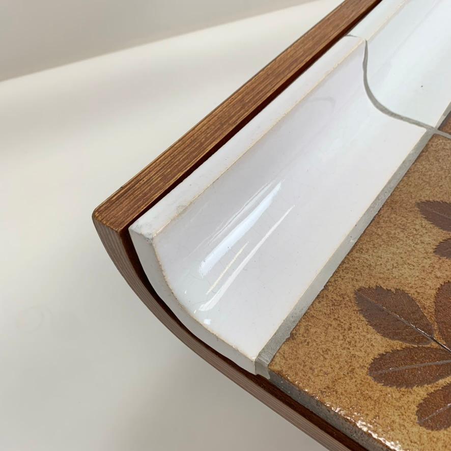 Tavolino in ceramica firmato Roger Capron, arredamento Moribana,  1974 circa, Francia. in vendita 8