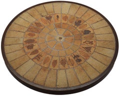 Petite table Roger Capron, Vallauris, années 1960