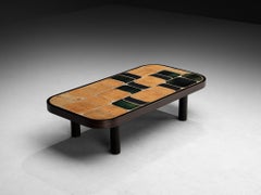 Roger Capron ‘Sou-Chong’ Coffee Table in Ceramic and Wood