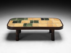 Roger Capron ‘Sou-Chong’ Coffee Table in Ceramic and Wood