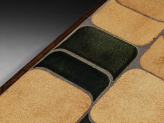 Roger Capron ‘Sou-Chong’ Coffee Table in Ceramic and Wood