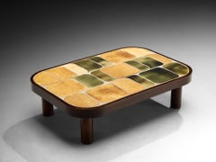Roger Capron 'Sou-Chong' Couchtisch aus Keramik und Wood