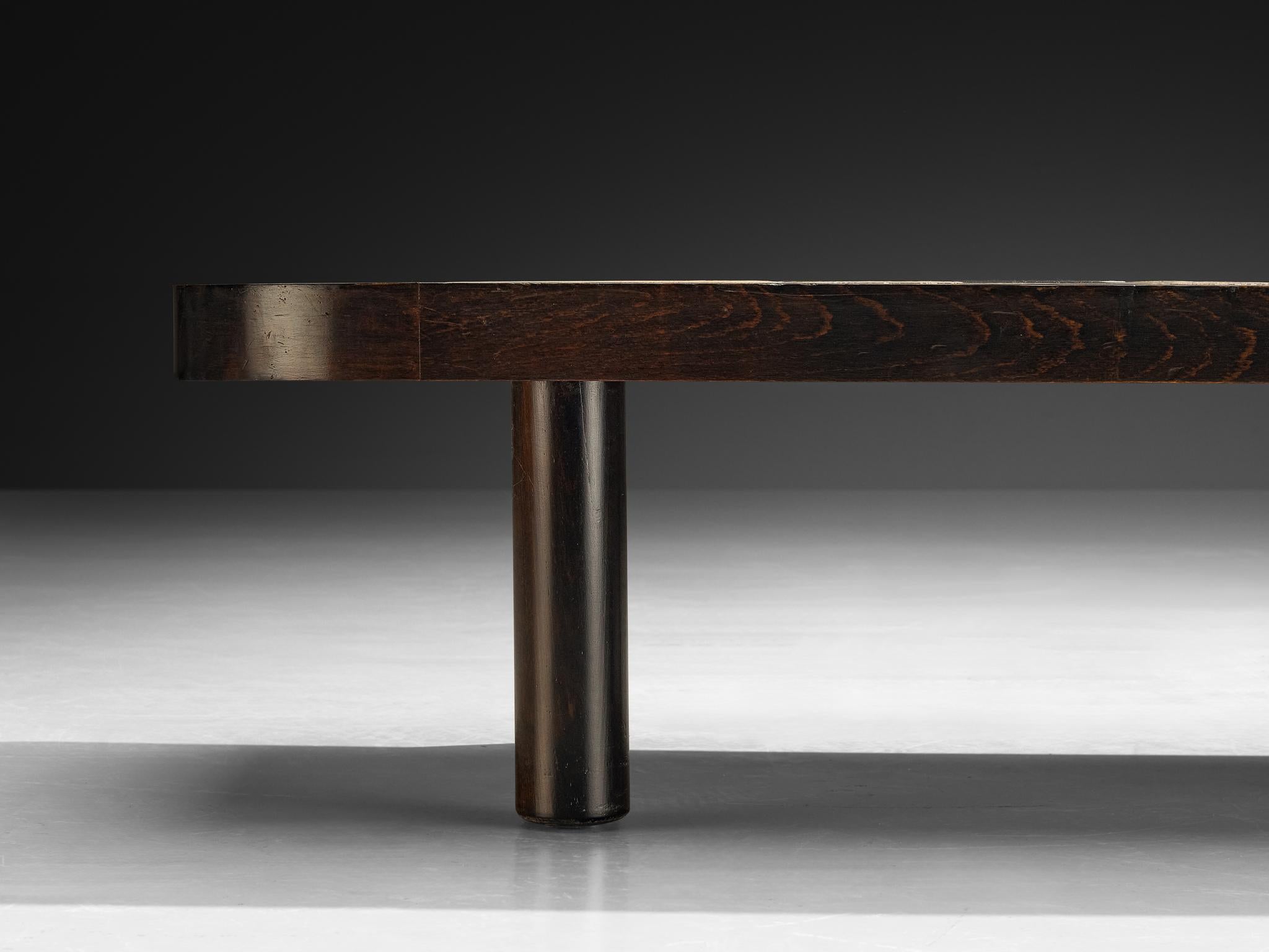 Fine XX secolo Tavolino da caffè 'Sou-Chong' di Roger Capron in ceramica e Wood in vendita