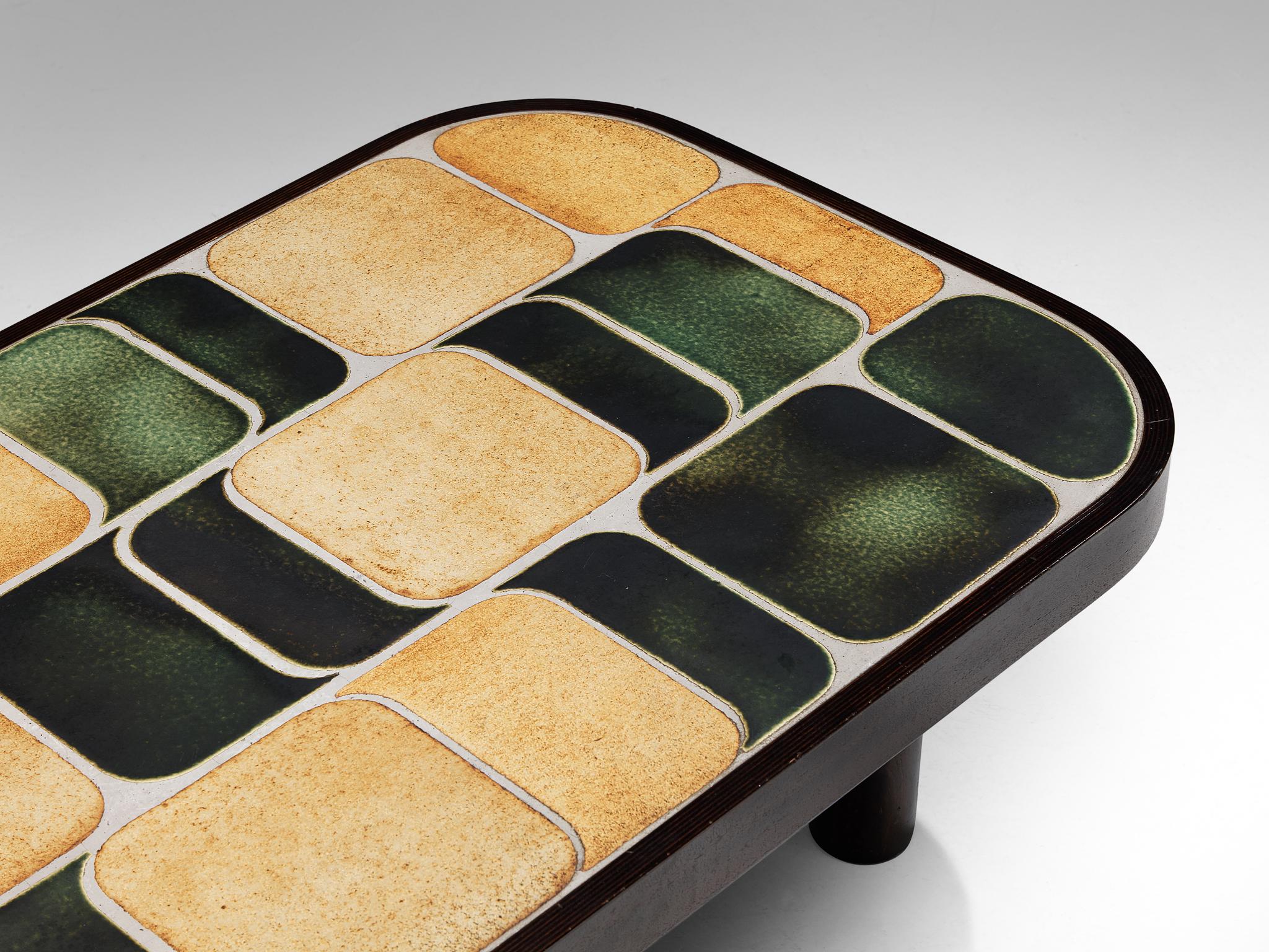 Roger Capron 'Sou-Chong' Couchtisch aus Keramik und Wood 2