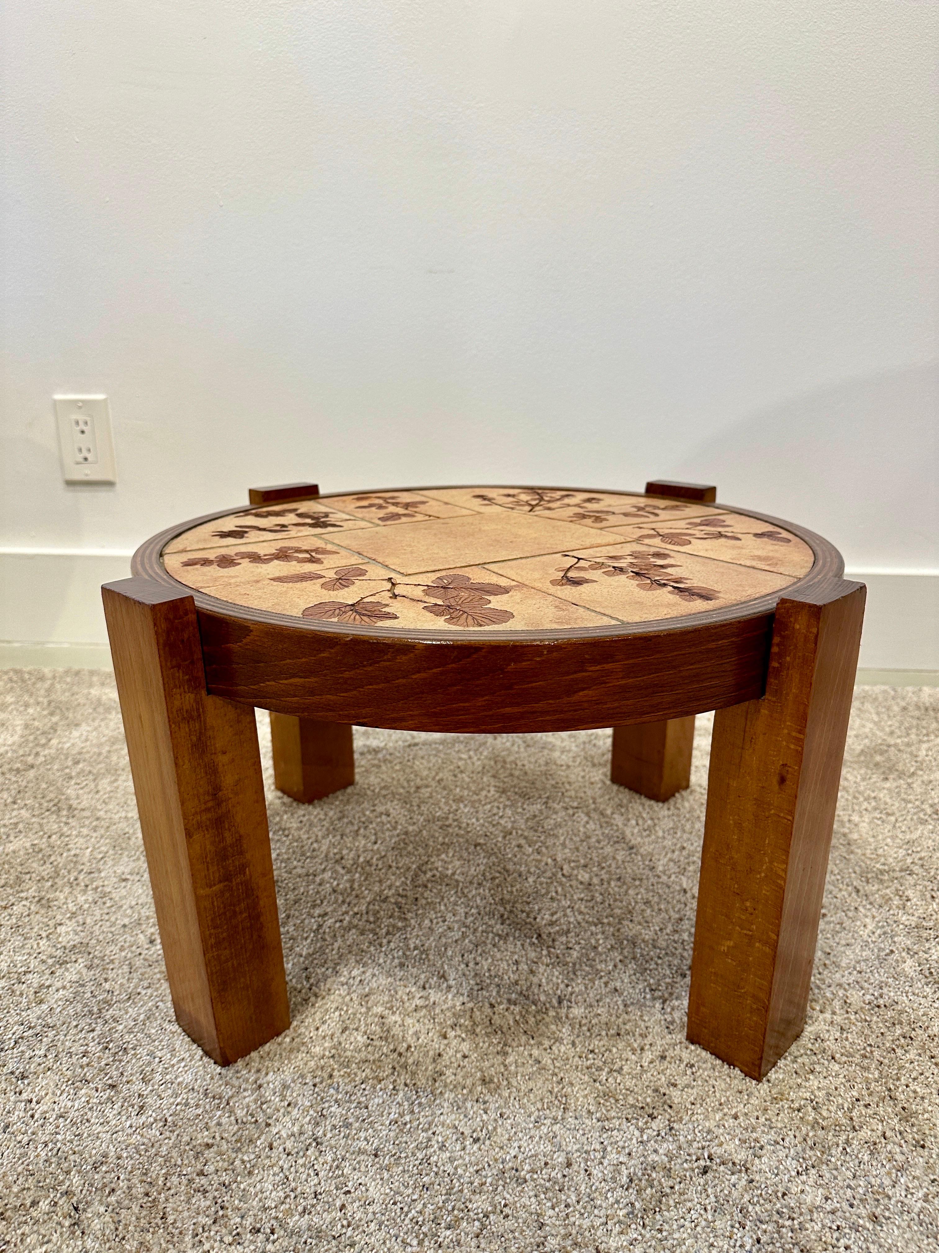 Roger Capron Style Petite Cocktail Table/ Coffee Table For Sale 1