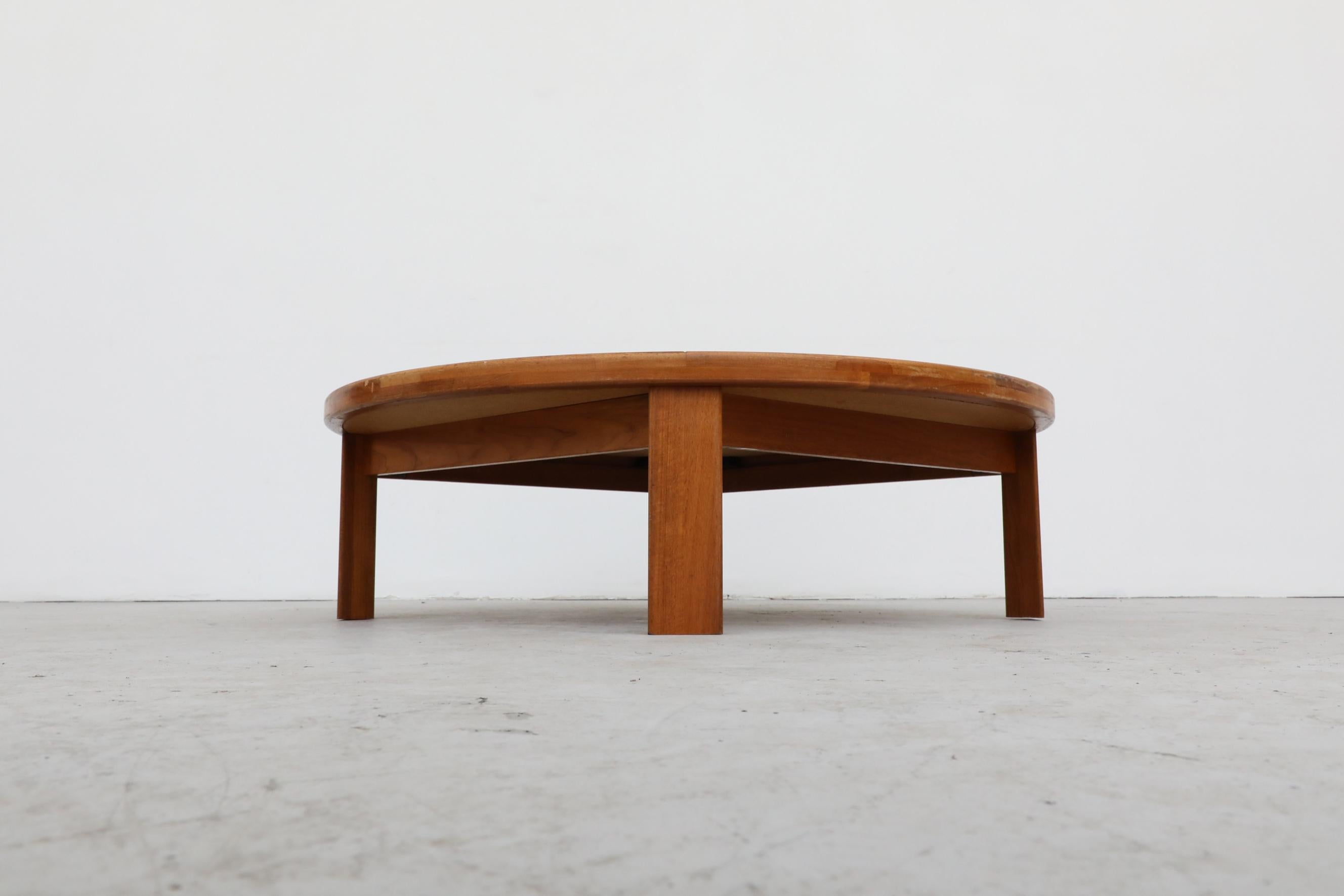 Roger Capron Style Tile and Oak Coffee Table by Tue Poulsen 4