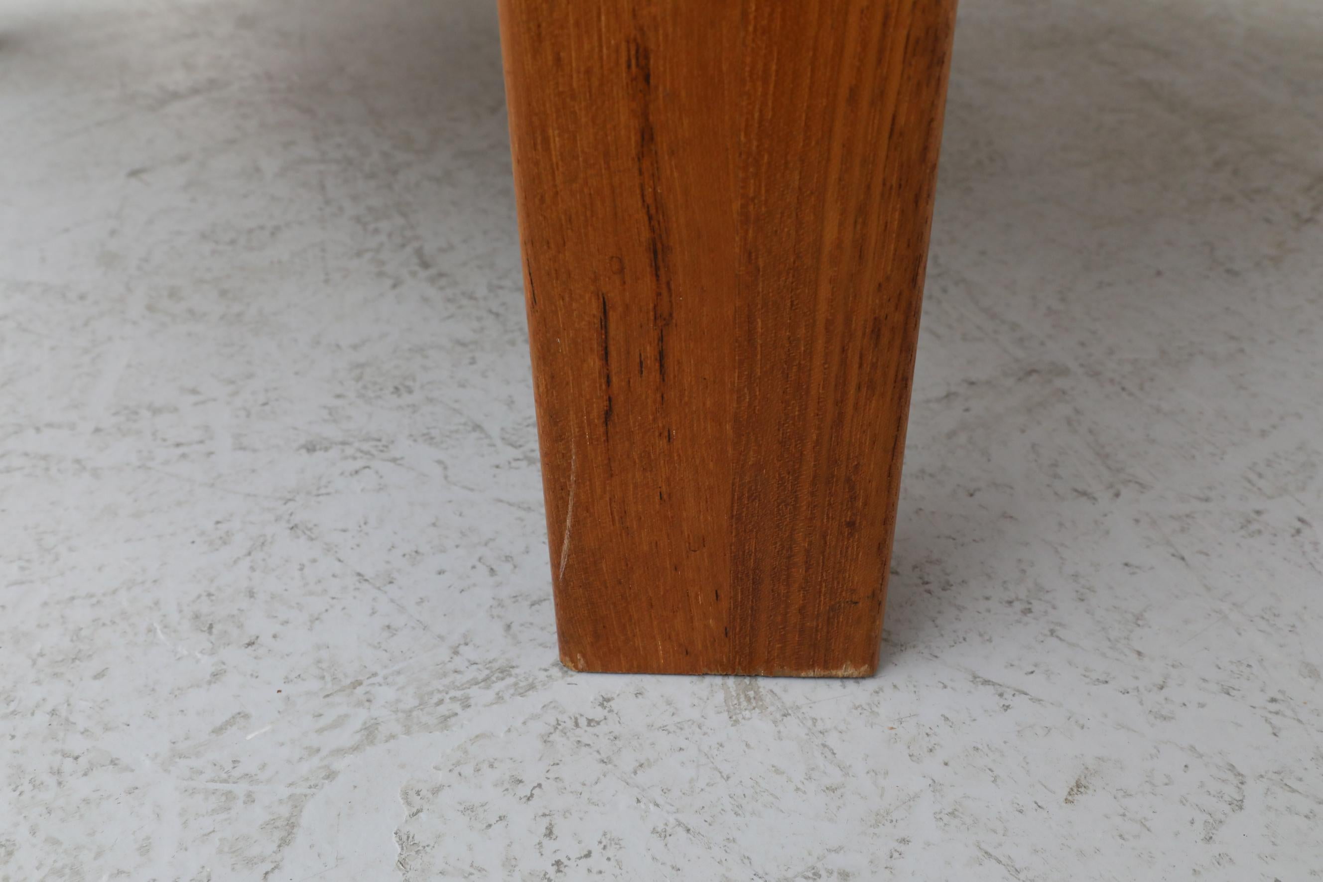 Roger Capron Style Tile and Oak Coffee Table by Tue Poulsen 9