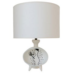 Roger Capron Table Lamp, circa 1955, France