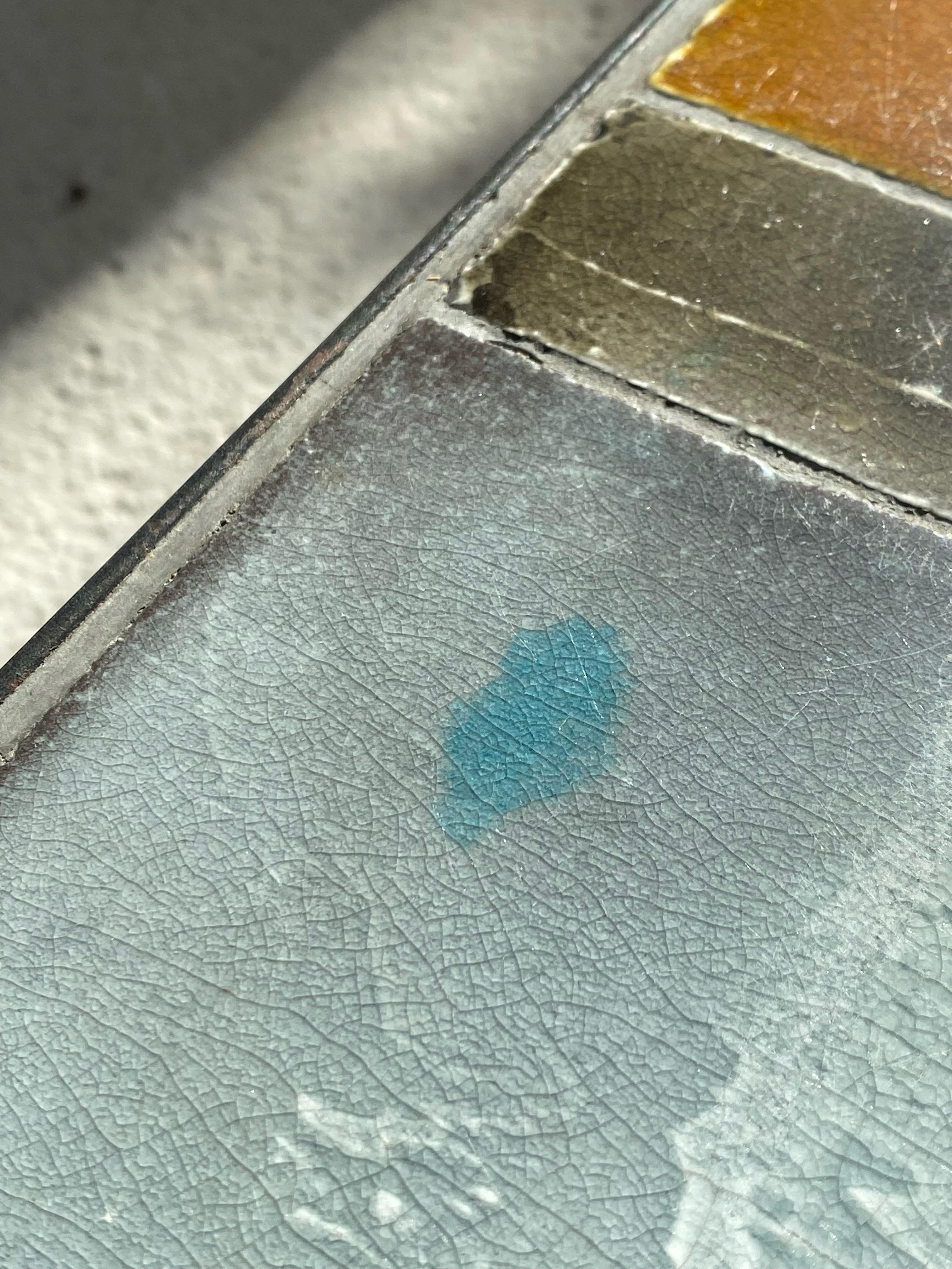 Roger Capron, le Soleil, Table basse en lave émaillée, Vallauris France 1960s 5