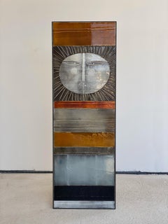 Roger Capron, the Sun, Glazed Lava Coffee Table, Vallauris France 1960s