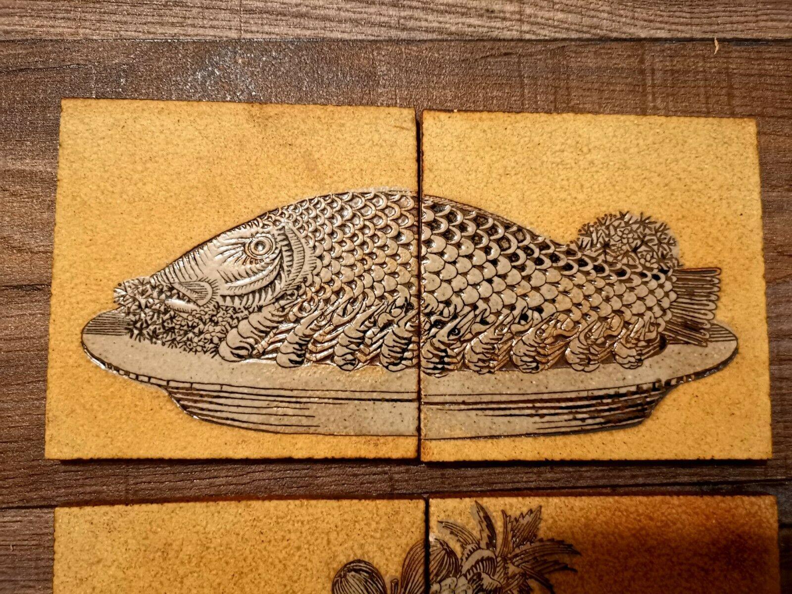 Ensemble de carreaux « Roger Capron », Fresco, Vallauris, vers 1960 Bon état - En vente à Saint-Ouen, FR