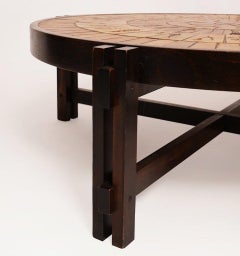 Roger Capron Tiled Round Coffee Table