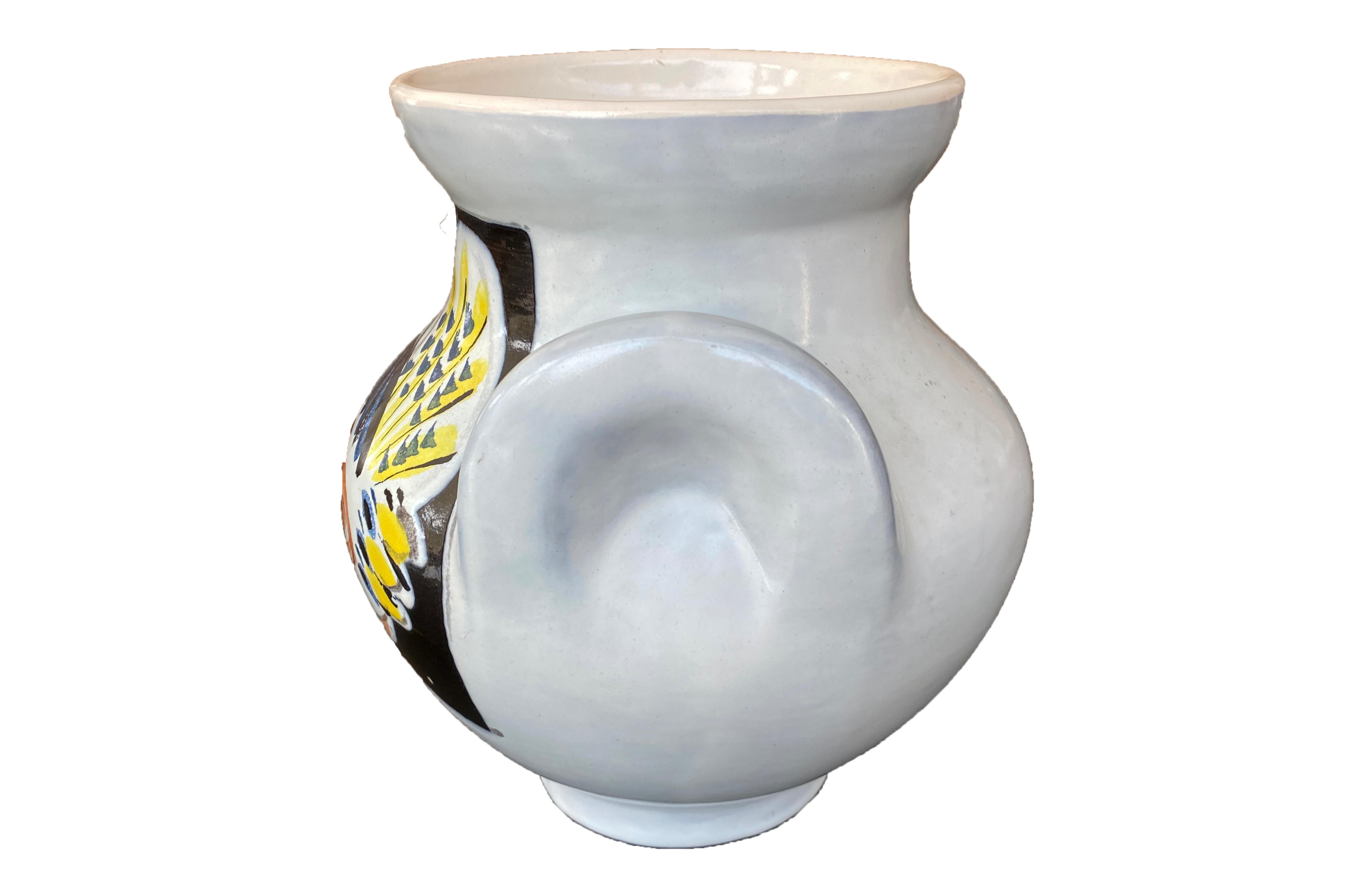 French Roger Capron Vase for Vallauris, circa 1960, France For Sale