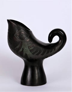 Roger Capron "Vase Oiseau" Ceramic Vessel