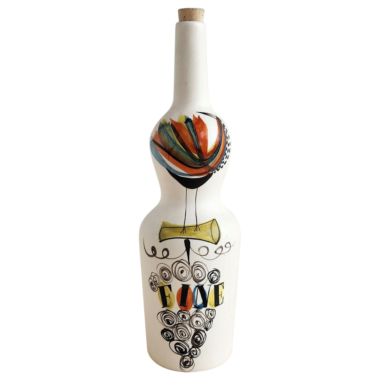 Roger Capron - Vintage Ceramic Fine Decanter
