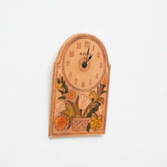 Roger Capron Wall Mounted Ceramic Clock, circa 1960