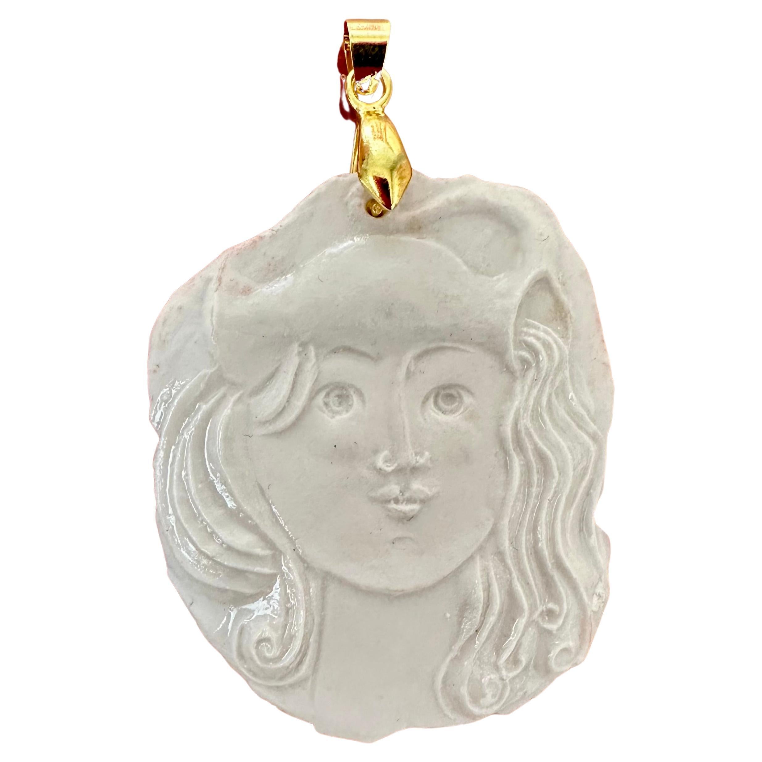 Roger Capron, Zodiac Charm Aquarius, Vallauris 1973
