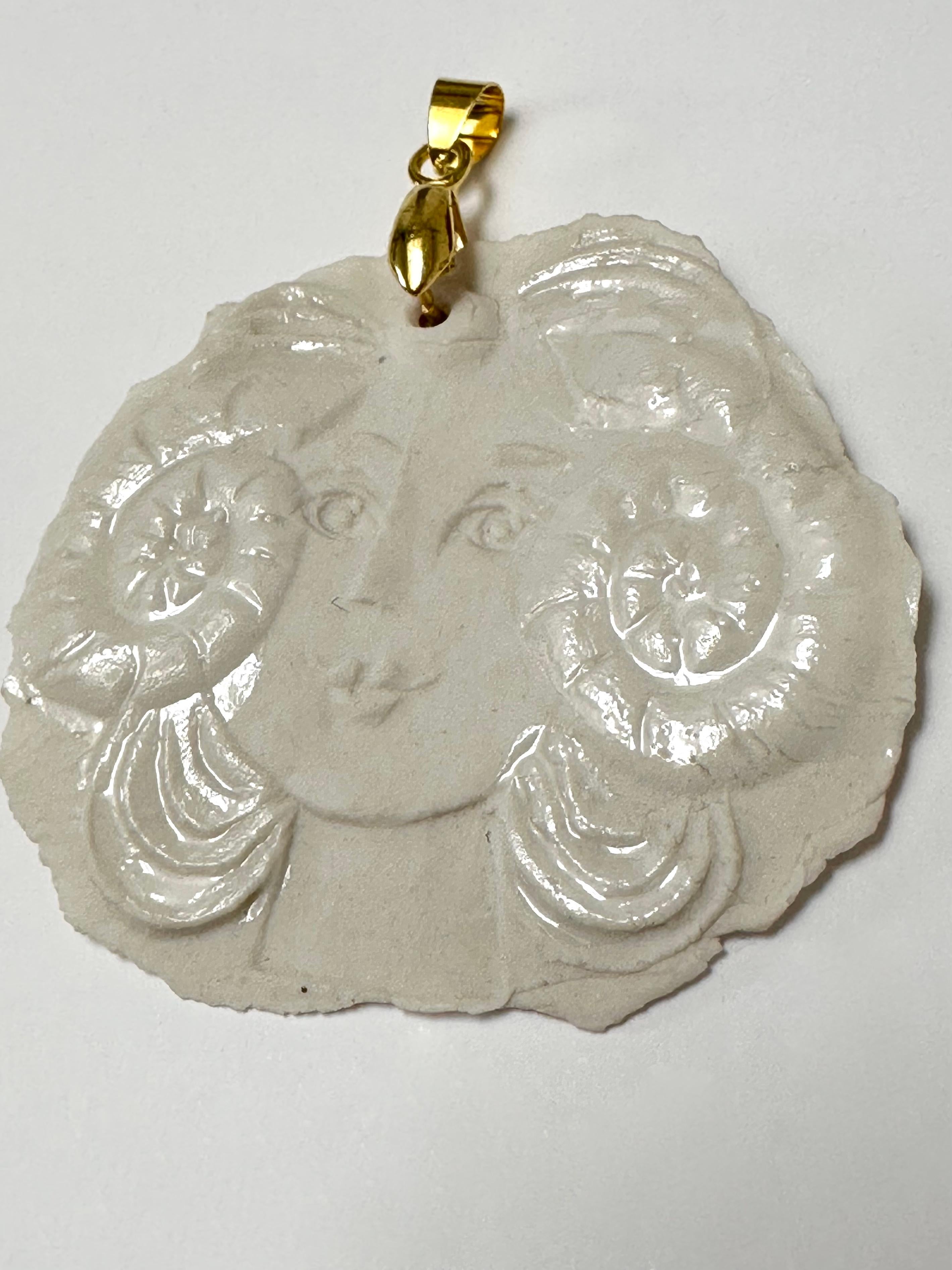 Francese Roger Capron, Zodiac Charm Aries, Vallauris 1973 in vendita