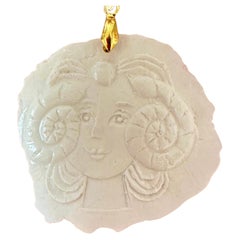 Roger Capron, Zodiac Charm Aries, Vallauris 1973