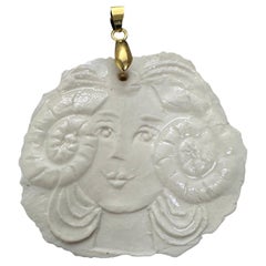 Roger Capron, Zodiac Charm Aries, Vallauris 1973