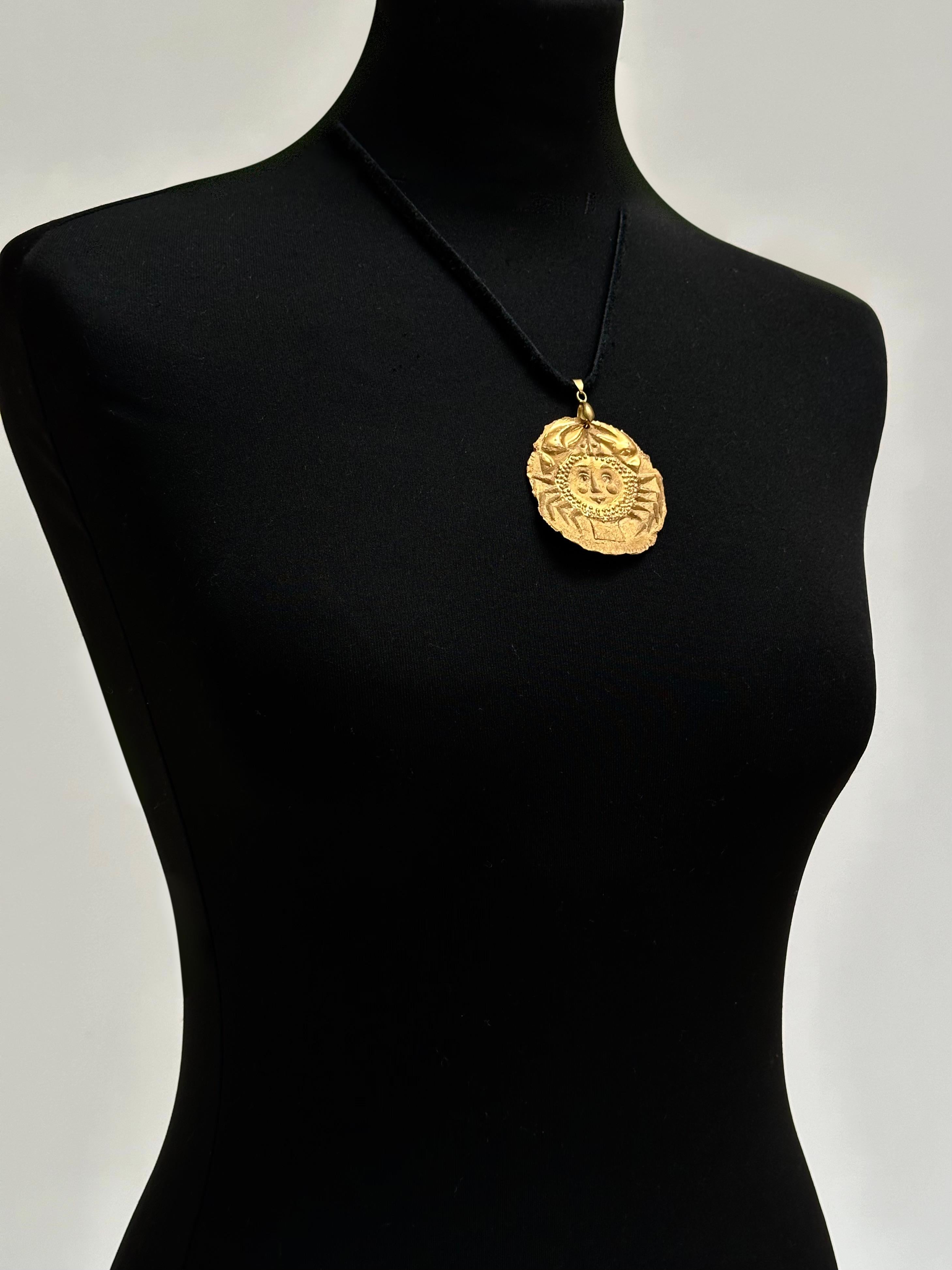 French Roger Capron, Zodiac Charm Cancer, Vallauris 1973 For Sale