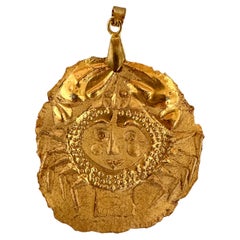 Roger Capron, Zodiac Charm Cancer, Vallauris 1973