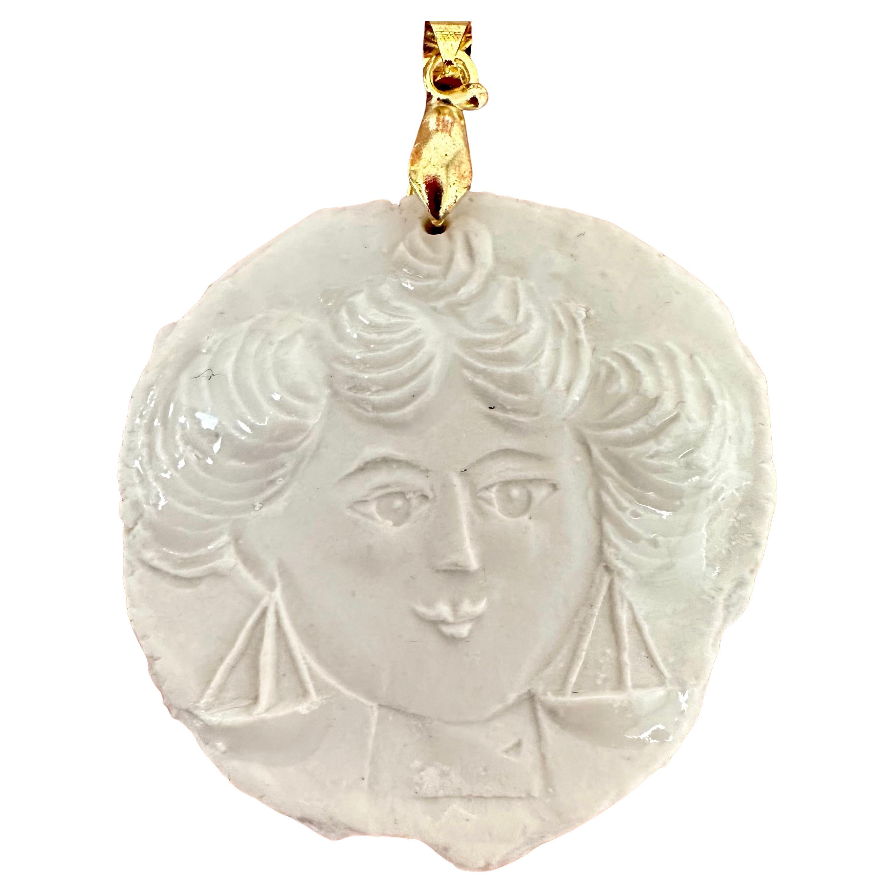 Roger Capron, Zodiac Charm Libra, Vallauris 1973